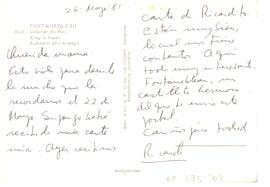 Postal de Ricardo Lagos a Emma Escobar
