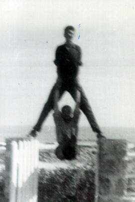 Ricardo Lagos en la playa