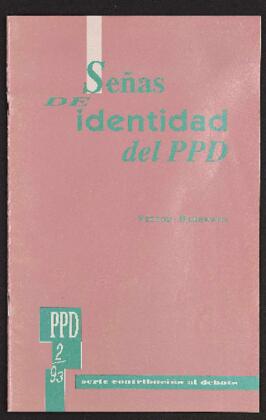 Boletín relativo a Señas de Identidad de Partido Por la Democracia