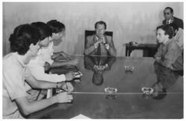 Con Directiva de Federación de Estudiantes Secundarios