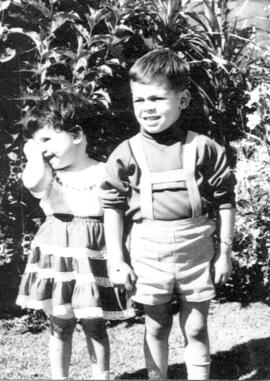 Ricardo Lagos Weber junto a Ximena Lagos Weber