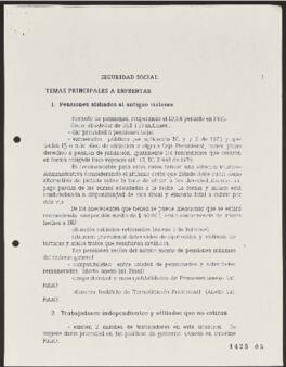 Síntesis de Informes Finales de la Comisión de Seguridad Social