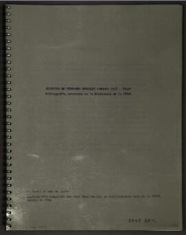 Escritos de Fernando Henrique Cardoso 1958 - 1994. Bibliografía existente en la Biblioteca de la ...