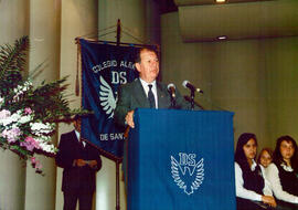 Ricardo Lagos en Colegio Alemán de Santiago (DS)