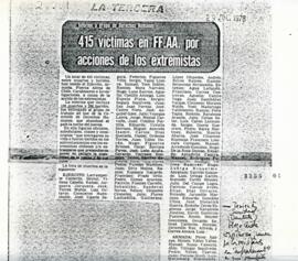 Recortes de Prensa diarios antiguos