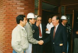 Ricardo Lagos visita empresa de Enami