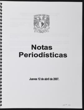 Notas periodísticas relativas a Entrega de Doctorado Honoris Causa a Ricardo Lagos E. en Universi...