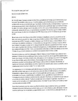 Transcripción de la intervención de Ricardo Lagos en el 23º Aniversario del Partido Por la Democr...