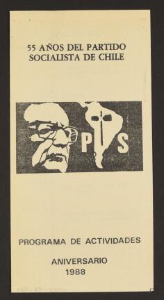 55 años del Partido Socialista de Chile. Programa de Actividades