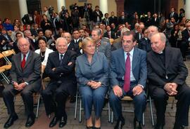 La Presidenta Michelle Bachelet asistió a la presentación del libro Chile Sueña el Bicentenario