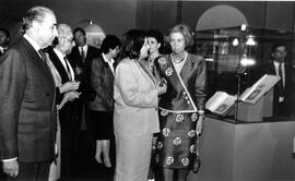 Visita Reyes de España a Chile, Biblioteca Nacional