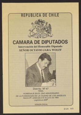 Intervención de Diputado Octavio Jara Wolff en Homenaje por 254º Aniversario de Fundación de Ciud...