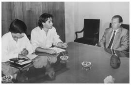 Con Directiva de Federación de Estudiantes Secundarios