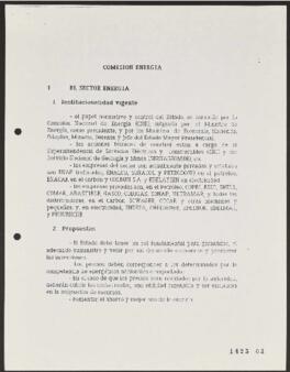 Síntesis de Informes Finales de la Comisión Energía