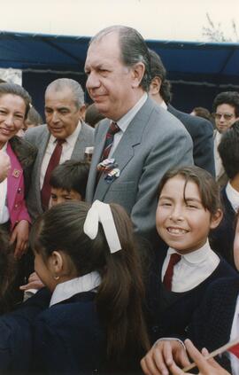 Ministro de Educación Visita a Escuela de Conchalí