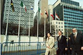 Jorge Schaulsohn, Ricardo Lagos, Embajador Juan Somavía en Organización de las Naciones Unidas