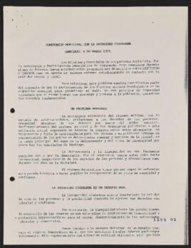 Compromiso Municipal con la Seguridad Ciudadana. Minuta