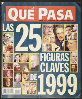 Las 25 figuras claves de 1999. Artículo de prensa