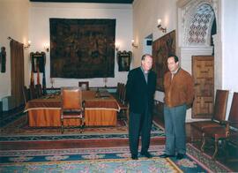 Ricardo Lagos y José Bono en Palacio Fuensalida