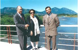 Inauguración Puente El Retiro, Temuco por el sr. Ministro de Obras Públicas