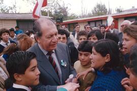 Ministro de Educación Visita a Escuela de Conchalí