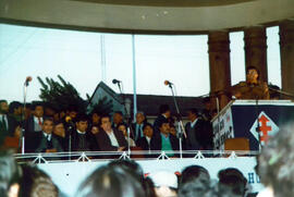 Acto Polìtico campaña presidencial Patricio Aylwin