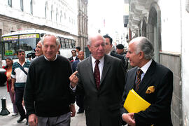 Visita de Ricardo Lagos a Quito, Ecuador. Fotografías