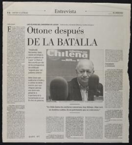 Ottone después de la batalla. Las claves del gobierno de Lagos. Entrevista