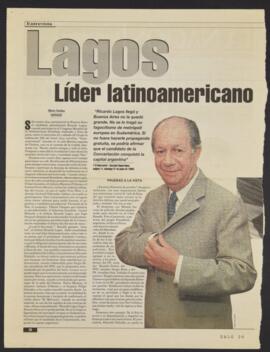 Lagos Líder latinoamericano. Artículo de prensa