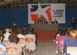 Visita del Ministro Ricardo Lagos a comuna de Maipú
