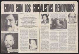 Cómo son los Socialistas Renovados. Artículo de Prensa