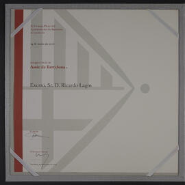 Distinción Amigos de Barcelona -español