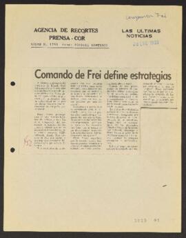 Artículos de prensa de mes de enero de 1993 relativos a Precandidato presidencial Eduardo Frei