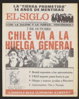 El Siglo: relativo a Chile Va a Huelga General