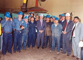Visita del Ministro de Obras Públicas a Obras Refinería Concepción