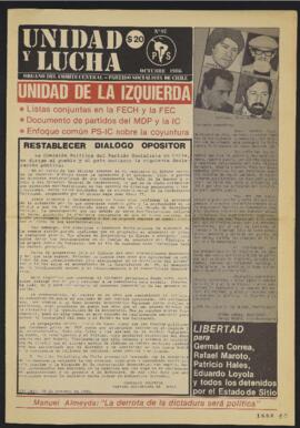 Boletín Unidad y Lucha