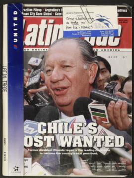 Artículos de prensa de 1999 relativos a candidato presidencial de la Concertación, Ricardo Lagos