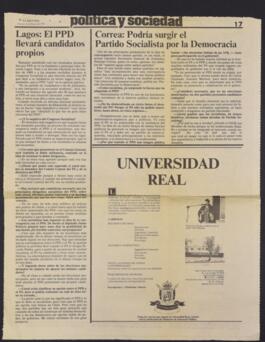 Carpeta que contiene recortes de prensa de 04 de enero a 27 de febrero de 1991 relativos a Ricard...