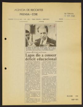 Artículos de prensa publicados entre el 10 y el 21 de abril de 1990 relativos a actividades del m...