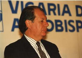 Ministro de Educación en Vicaría de la Solidaridad con motivo de la entrega de Manuales de Educac...