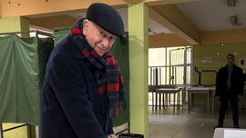 Ricardo Lagos vota en elecciones primarias 2025