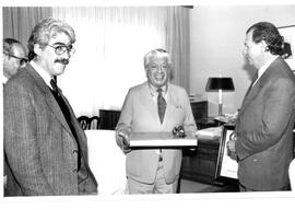 Visita de Osvaldo Guayasamín