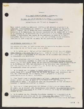 Relaciones Civil Militares y Democracia El Papel de los Militares en el Estado y la Sociedad. Res...