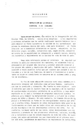 Discurso Calama
