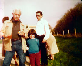 Ricardo Lagos, Hernán Durán y Francisca Lagos Durán