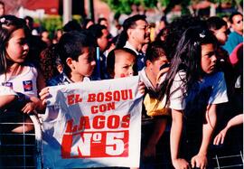 Actividades de la Campaña Presidencial de Ricardo Lagos E. en la comuna de El Bosque