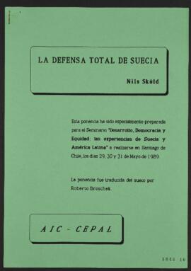 Presentación relativa a La Defensa Total de Suecia