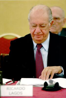 Participación de Ricardo Lagos en el Foro Geopolitics of Energy del Seminario War and Peace in th...