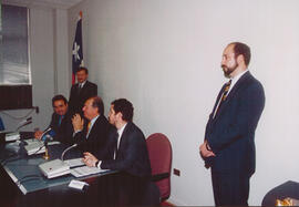 Firma de Convenio de Colaboración entre Ministerio de Obras Públicas y Delegación de España