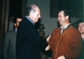 Ricardo Lagos y José Bono en Palacio Fuensalida